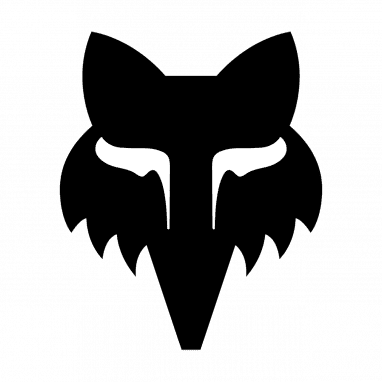 Sticker Fox Head - 10 cm - noir