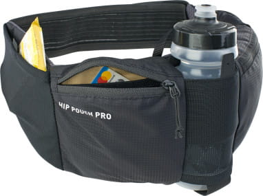 Hip Pouch Pro + 0.55 l water bottle - Black