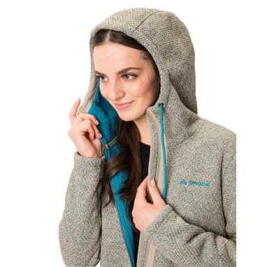 Women's Skomer Hooded Fleecejacke - Linen