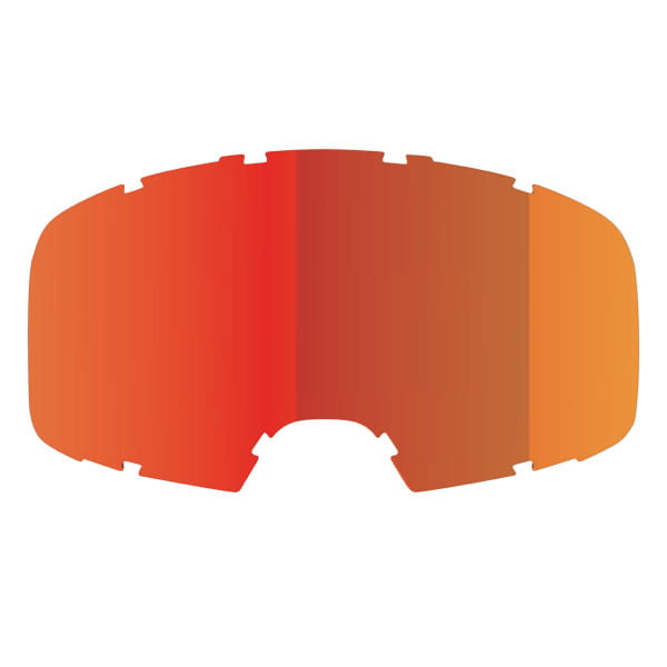 Ersatzglas verspiegelt für Goggles Hack/Trigger - Rot/Orange