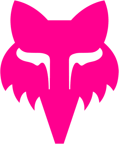 Fox Head 2.5" - Pink