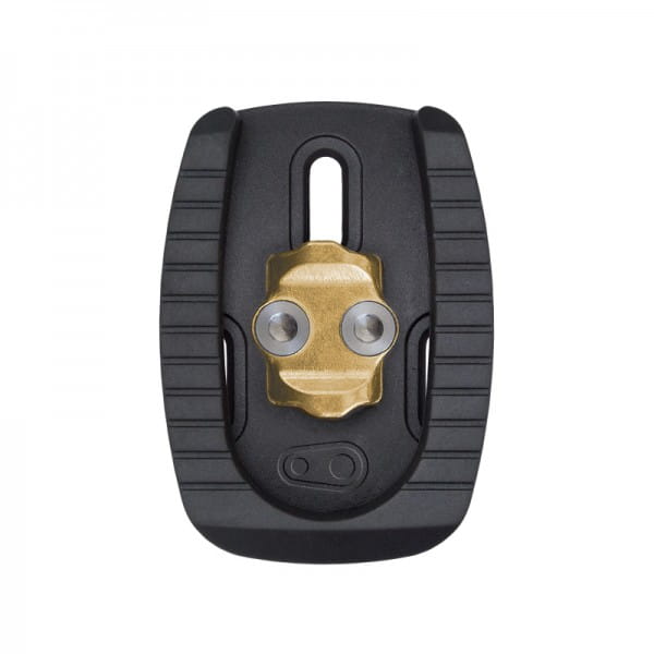 Pedal plate adapter for road shoes