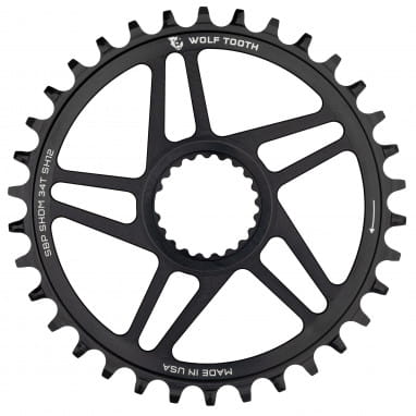 Shimano Direct Mount chainring, Boost 52mm/Offset 3mm Drop Stop ST - black