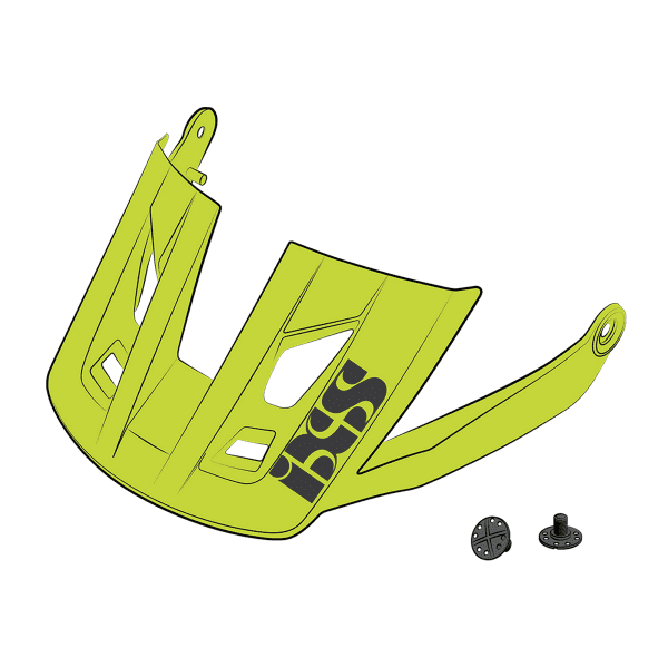 Replacement visor + pins for Trigger AM - lime green