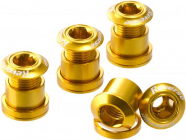Set di bulloni per ingranaggi catena - 7mm - oro