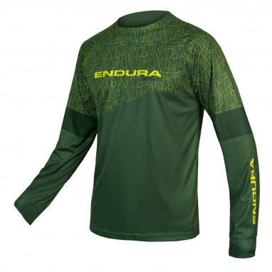 SingleTrack Core Print T-Shirt - Grün