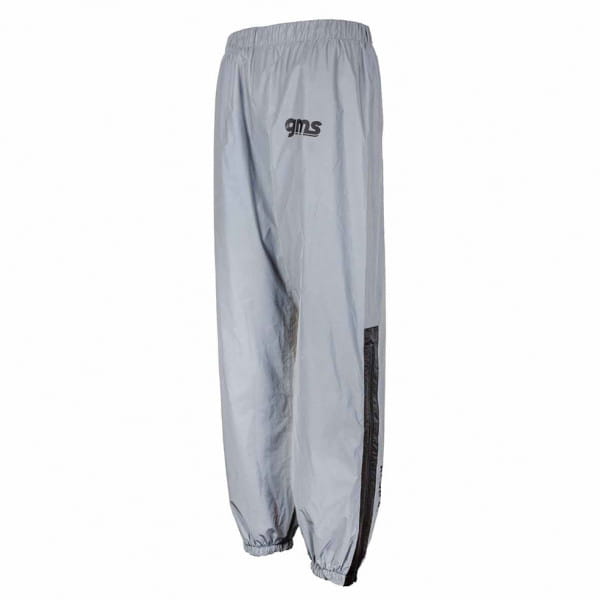 Pantaloni antipioggia Lux grigio riflettente