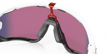 Jawbreaker Sunglasses Polished White - Prizm Road