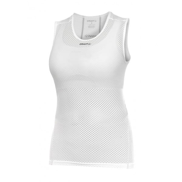 Stay Cool Mesh Superlight Mouwloos Dames - wit