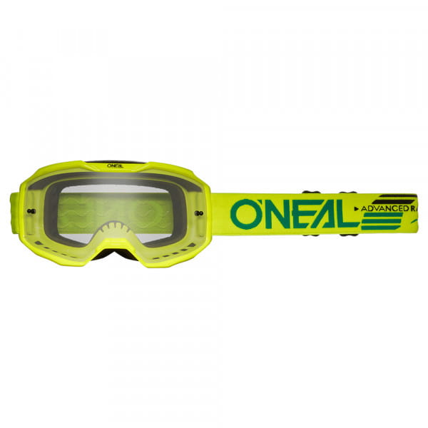 B-10 Goggle SOLID neon yellow - clear