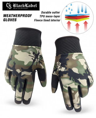 C/S BlackLabel Weatherproof Handschuhe - Camo