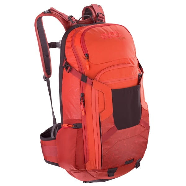 FR Trail 20l Protector Backpack - Orange/Chilli Red