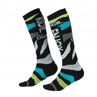Pro MX Socks Zooneal V.22 - Blu/Giallo neon