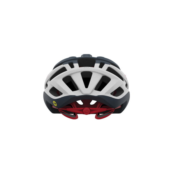 Agilis Bicycle Helmet - Matte portaro grey/white/red