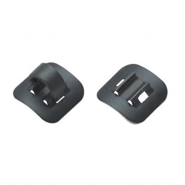 Pull guide aluminium - stickable - 4 pieces - black