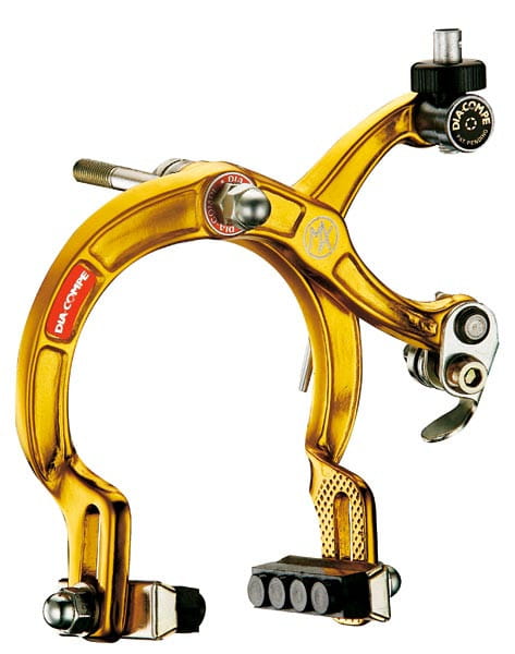 DIA-COMPE MX-1000 CALIPER FRONT OR REAR GOLD BICYCLE BRAKE