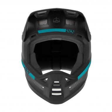Xult DH Helm - Turquoise/Zwart