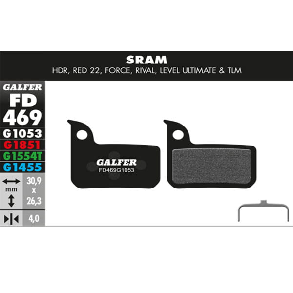 Brake pad Road SRAM - Red 22, Force, Rival