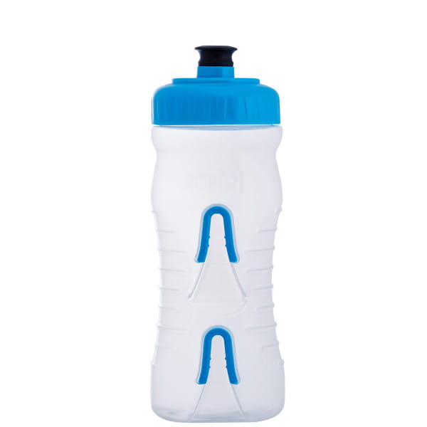Cageless Trinkflasche - 600 ml - Klar/Blau