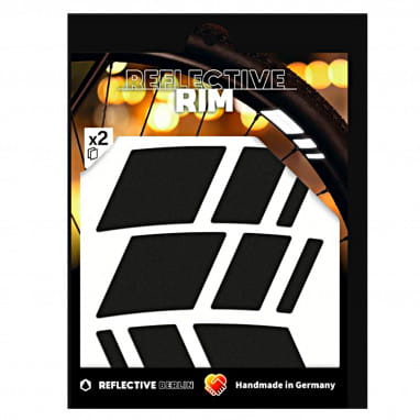 Reflective Rim Racer - Black