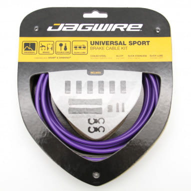 Brake cable set Universal Sport - Purple