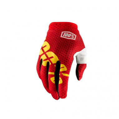 Glove Motorcross Itrack Fire Red