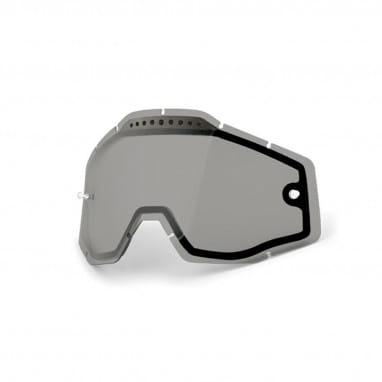 Vented Dual Clear Replacement Lens - Grey