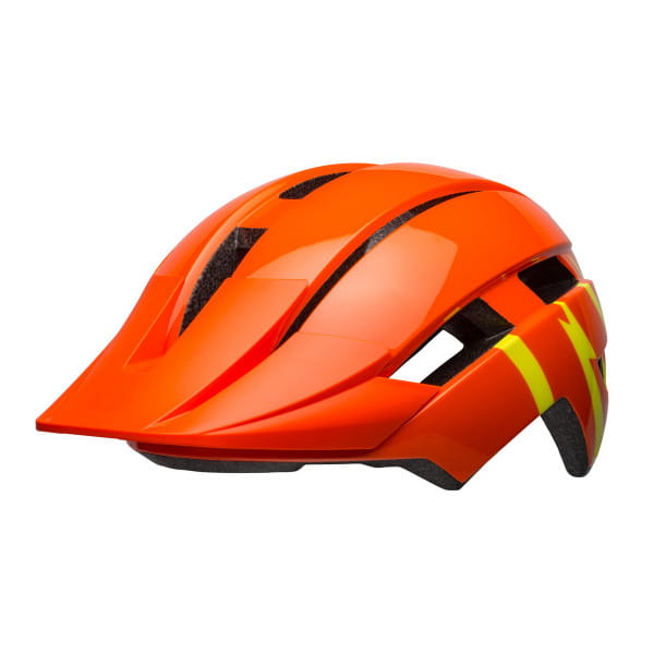 Casco de bicicleta Sidetrack II - strike gloss naranja/amarillo