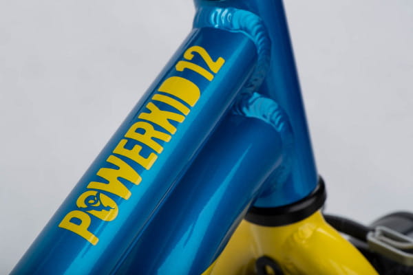 Powerkid 12 - bleu métallique/jaune métallique - glossy
