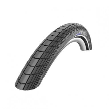Big Apple clincher tire - 28x2.35 inch - RaceGuard - reflective stripes - black