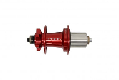 Pro 5 Hinterradnabe 32 Loch - rot - Shimano Stahl Freilauf