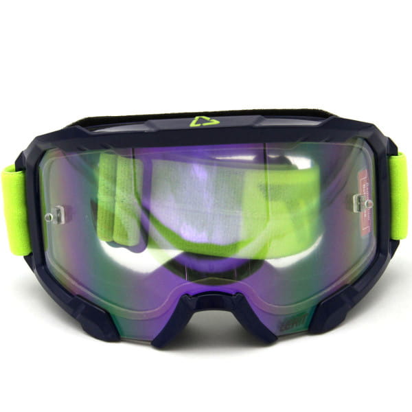 Velocity 4.5 Iriz Goggle Anti Fog Lens - Purple/Neon Yellow