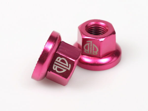 Track Nuts Achsmutter M10 Paar - HR - pink