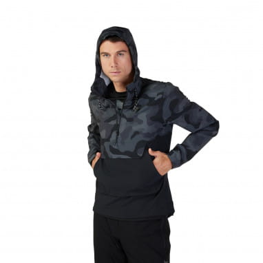 Ranger Wind Pullover - Black Camo