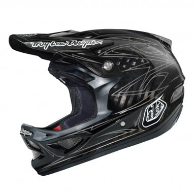 D3 Helmet Pinstripe II CF Black