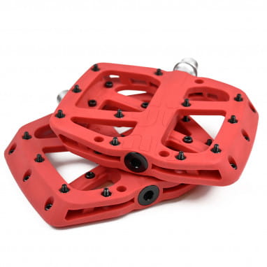 Base Flat Pedals - Red
