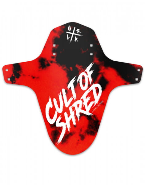 Mudguard Cult of Shred - Rosso