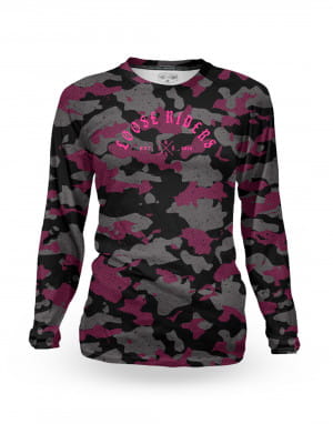 Womens Technical Jersey Long Sleeves - Pink Camo