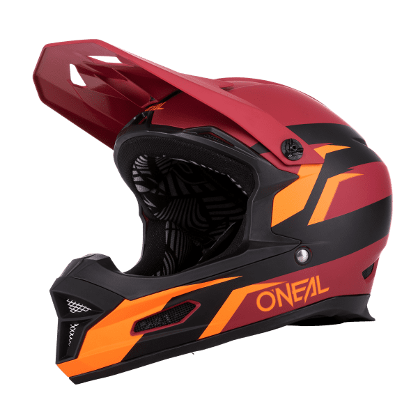 Fury Helmet Stage - Rosso/Arancione