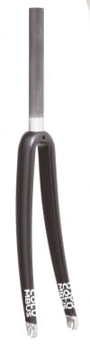 Minimal Vintage forcella 700C - 1 pollice - 45 mm rake - carbonio opaco