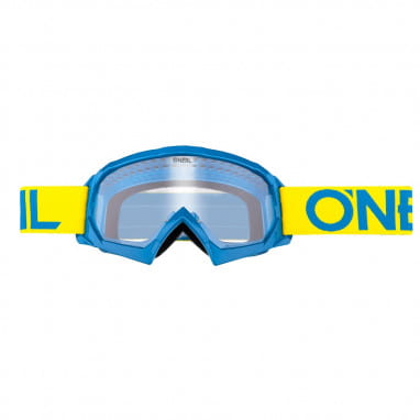 B10 Solid Goggles Clear - Kinderen - Geel/Blauw