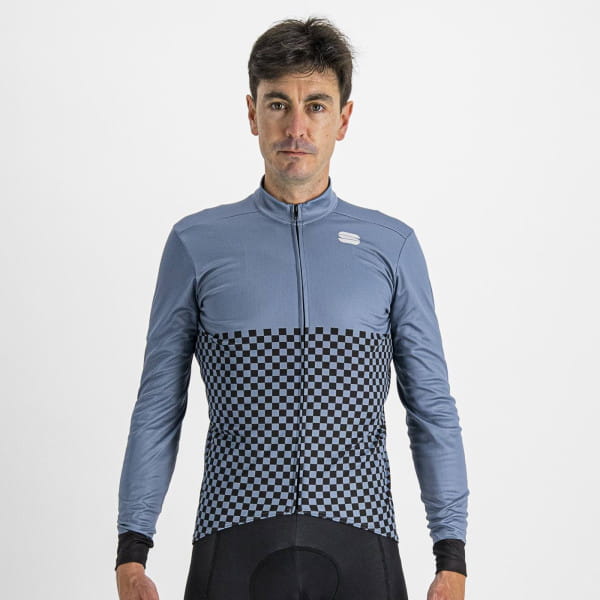 Checkmate Thermal Jersey - Blue Sea Black