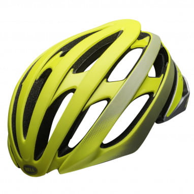 Stratus Ghost MIPS Reflective Road Bike Helmet - Signal Yellow/Silver