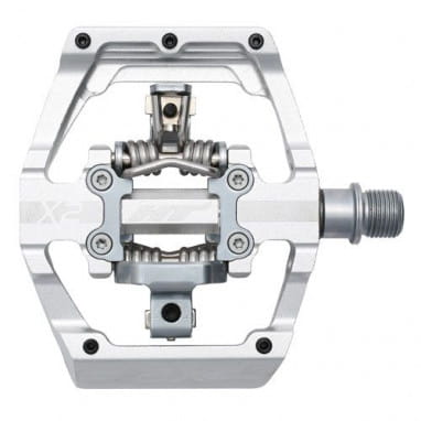 DH-Race X2 Pedal - silber