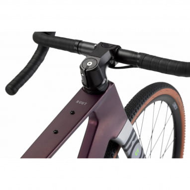 Vélo Ruut CF 2 Gravel Plus - Aubergine/Argent