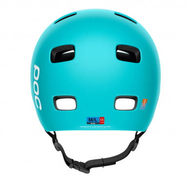 Crane Fahrradhelm - Kalkopyrit Blau Matt
