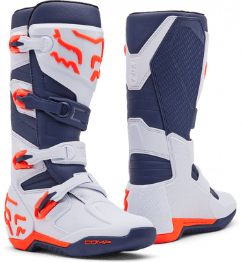 Comp Boot - White/Navy