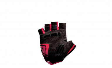 Natural Fit Handschuhe Kurzfinger - schwarz rot