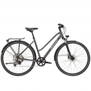 Elan Grand Deluxe - Bicicleta de Trekking Trapecio 28 pulgadas - Gris/Metálico