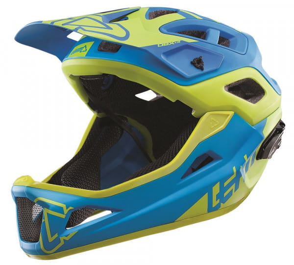 DBX 3.0 Enduro Helm - blue/lime
